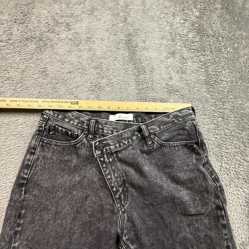 KanCan Distressed Black Denim Cut Off Shorts Womens XL 100% Cotton 30x5 - Picture 7 of 8